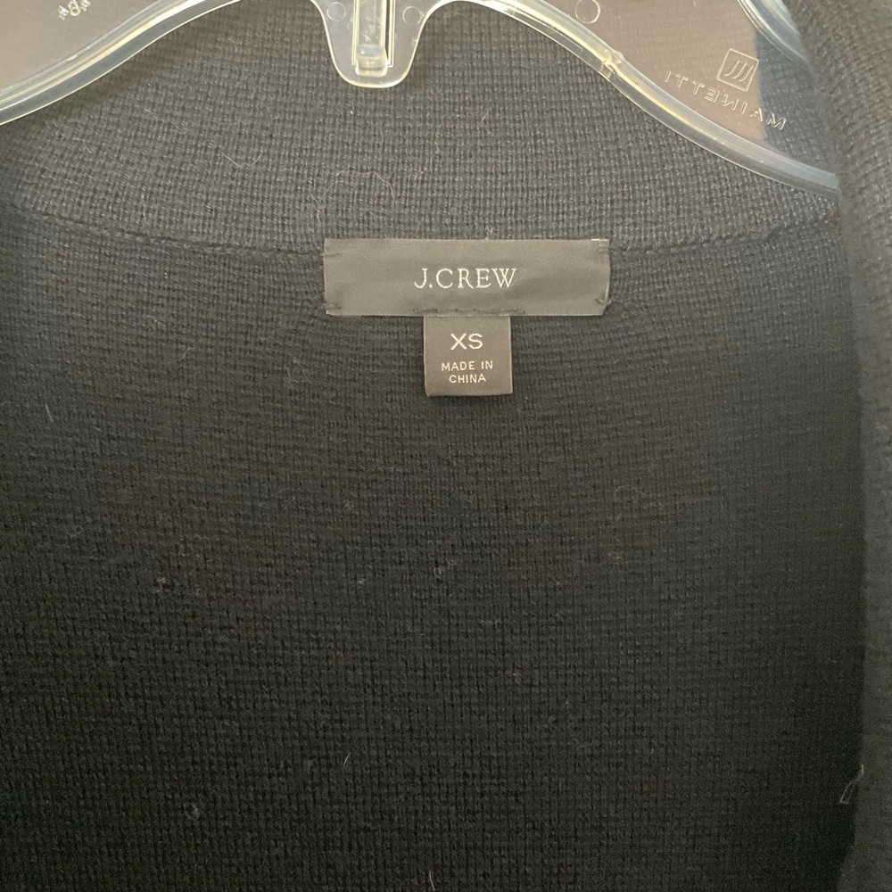 J Crew black cardigan coat - Picture 2 of 5